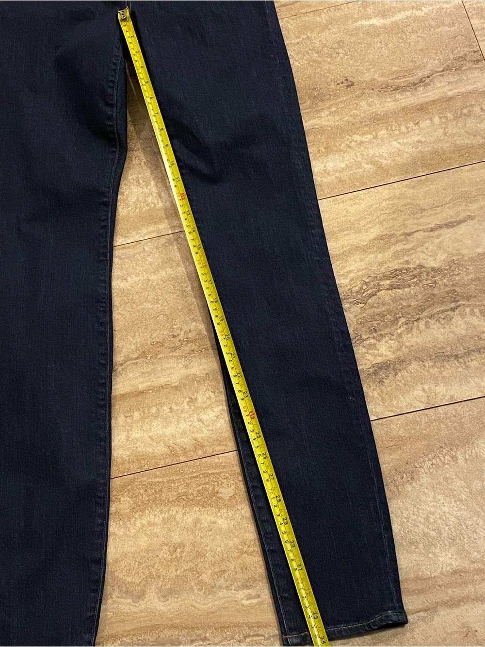 Madewell Dark Indigo Size 26x34 Mid-Rise Skinny Skinny Jeans - Picture 5 of 11